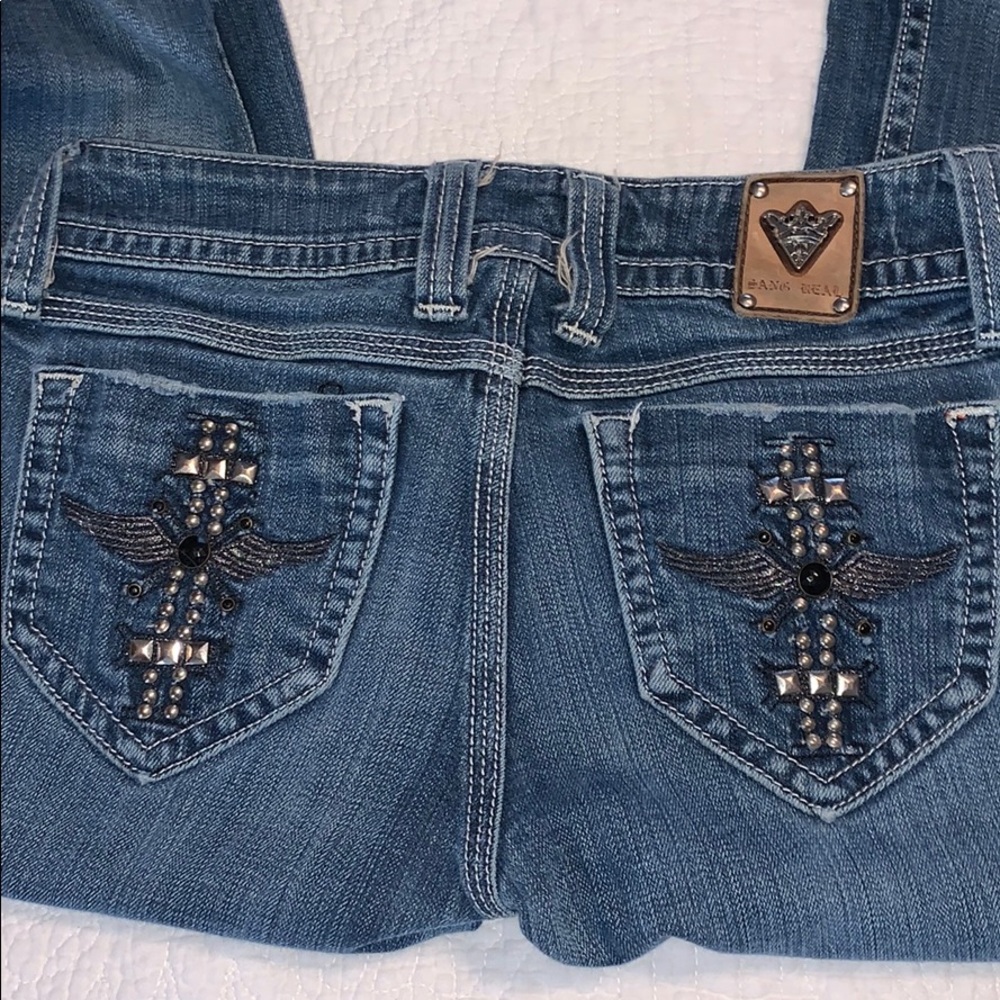 Sang Real Stud Embellished Boot Cut Jeans 27/31